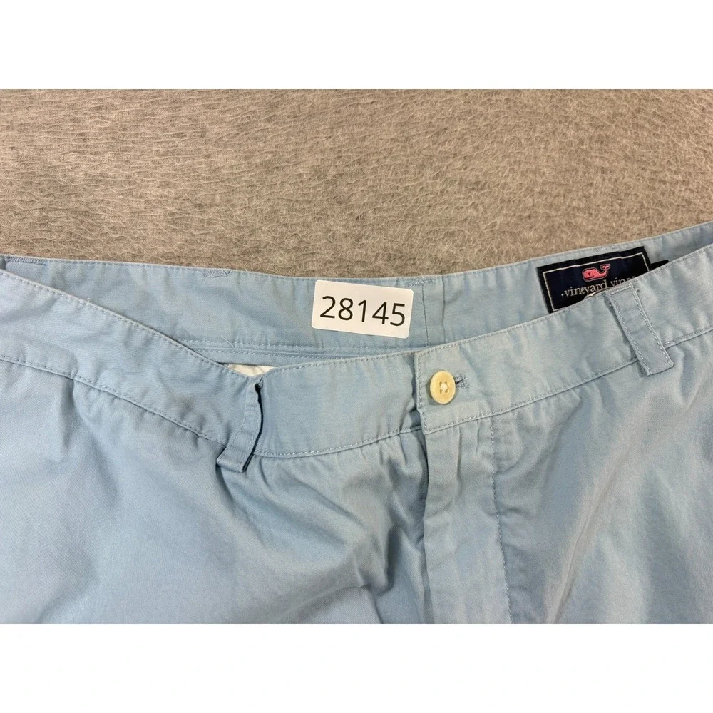 Vineyard Vines Cotton Twill CLUB Shorts (Men's Size 38) Blue - 